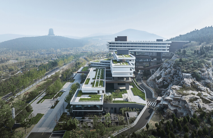 Harmonizing Architecture with Nature: The Dangkou Hotel in Xuzhou Garden Expo Park